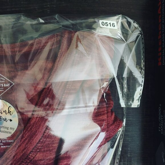 St. Johns Bay‎ Mens LT Classic V-Neck Long Sleeve Top Maroon NWT Cozy Casual - Picture 5 of 6